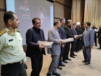 تجلیل امام جمعه معزز شهرستان قدس از حسن پارسافر