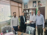 دیدار رئیس اداره ورزش و جوانان شهرستان قدس با نماینده مجلس و تجلیل از آزاده سرافراز