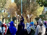 هفته دفاع مقدس/ غربالگری سلامت ورزشکاران صبحگاهی در بوستان آزادگان