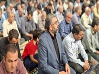 برگزاری نماز عبادی سیاسی جمعه شهرستان قدس با حضور فرماندار