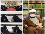دیدار رئیس اداره کتابخانه های عمومی باامام جمعه شهرستان قدس