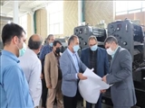 گزارش تصویری/ بازدید ناصری پور از واحدهای تولیدی شهرستان قدس
