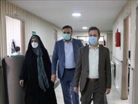بازدید رئیس دادگستری به همراه دادستان شهرستان قدس از ستاد انتخابات 