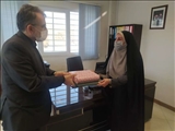 تجلیل از رئیس اداره ثبت احوال شهرستان قدس