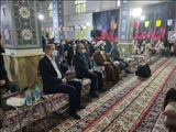 آیین تجلیل از جانبازان سرافراز شهرستان قدس در آستانه مبارک امامزاده حضرتین

