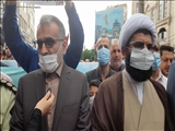 برگزاری راهپیمایی روز جهانی قدس  در شهرستان قدس 