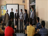 آیین سپاس معلم با حضور مدیر آموزش و پرورش، فرماندار، امام جمعه و فرمانده سپاه  در مدارس شهرستان قدس