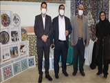 بازدید مدیر آموزش و پرورش شهرستان قدس از نمایشگاه دست ساز های دانش آموزان هنرستان سما


