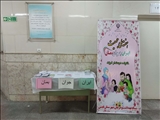 برپایی غرفه هفته جمعیت در شهرستان قدس
