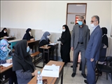 بازدید فرماندار از روند برگزاری کنکور کارشناسی ارشد
