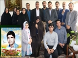 دیدار مدیر آموزش و پرورش شهرستان قدس با مادر شهید سعید کهن 