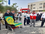 تجلیل خادمان امام رضا(ع) از نیروهای امدادی شهرستان قدس