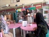 جمع خوانی کتاب زندگی حضرت معصومه علیها السلام درکتابخانه امام علی(ع) شهرستان قدس 
