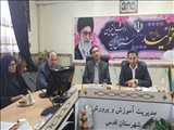 جلسه ستاد ثبت نام شهرستان قدس با حضور رئیس اداره ارزیابی عملکرد و پاسخگویی به شکایات اداره کل شهرستانهای استان تهران<br/>