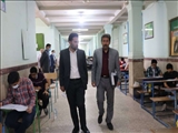 بازدید معاون برنامه‌ریزی سازمان ملی پرورش استعدادهای درخشان وزارت آموزش و پرورش از آزمون سمپاد شهرستان قدس<br/>