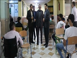 بازدید مدیرکل آموزش و پرورش شهرستانهای استان تهران، فرماندار شهرستان قدس به همراه مدیر آموزش و پرورش این شهرستان از حوزه های کنکور سراسری 1401 <br/>