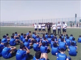 افتتاح مدرسه فوتبال باشگاه استقلال ایران در شهر قدس