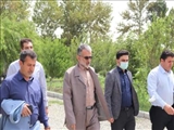 بازدید فرماندار قدس از روستای زرنان به منظور بررسی مشکلات 