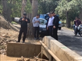 لایروبی و جلوگیری از طغیان کانال آب روستای زرنان بالا و پایین