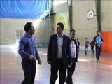 سرپرست اداره ورزش و جوانان شهرستان قدس در دومین برنامه کاری خود از سالن شهید آقا محمدی بازدید کرد