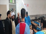بازدید معاون فرماندار قدس از گروه جهادی پزشکی مستقر در شهرستان