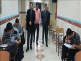 بازدید مدیر آموزش و پرورش شهرستان قدس از حوزه امتحانات نهایی دیماه