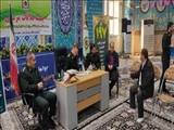 برگزاری برنامه ملاقات مردمی جانشین فرماندهی انتظامی ویژه غرب استان تهران با شهروندان شهرستان قدس 