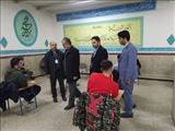 بازدید فرماندار قدس از محل برگزاری آزمون کنکور سراسری در شهرستان