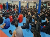  برگزاری تمرین مشترک کونگفو کاران شهرقدسی با حضور رئیس فدراسیون