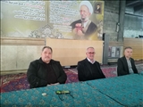 برگزاری میز خدمت در مصلی شهرستان قدس