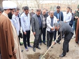 برگزاری مراسم روز درختکاری در شهرستان قدس