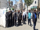برپایی ایستگاه سلامت در مصلی بزرگ شهرستان قدس