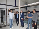 بازدید مسئول پیگیری امور ادارات ورزش و جوانان غرب استان تهران از استخر آبشار