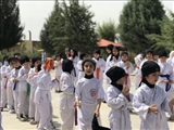 برگزاری جشن لبخند خدا ویژه دختران کاراته کا شهرقدسی 