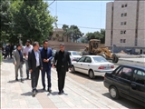 بازدید میدانی شهردار قدس و معاونین از عملیات بهسازی خیابان طالقانی محله كاووسیه