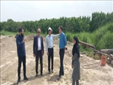 بازدید مدیر جهاد کشاورزی با مدیر آب و خاک و امور فنی مهندسی سازمان جهاد کشاورزی از پساب تصفیه خانه
