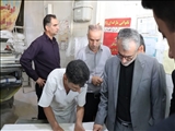 بازدید فرماندار قدس از نانوایی‌های روستای دانش 