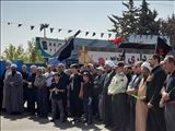 برگزاری مراسم عزاداری جاماندگان اربعین حسینی(ع) در شهرستان قدس 
