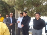 بازدید معاون فرماندار قدس از شرکت تعاونی پیمان جاوید  روستای هفت جوی 