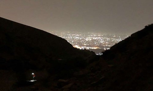 مهتاب نوردی کوهنوردان قدسی در ماه