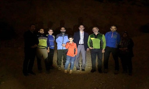 مهتاب نوردی کوهنوردان قدسی در ماه