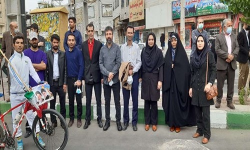 حضور گسترده جامعه ورزش شهرستان