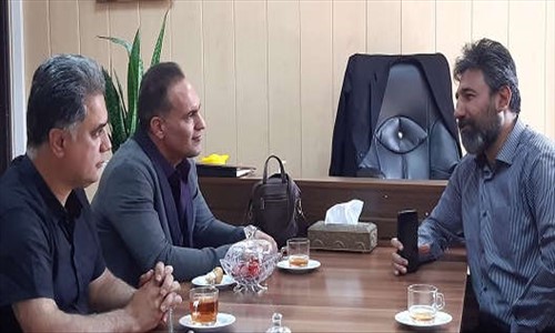 دیدار اعضای هیات هاکی با رییس اداره