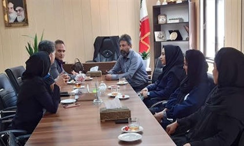 دیدار اعضای هیات هاکی با رییس اداره