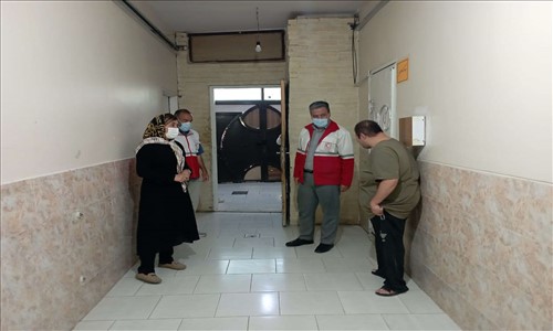 بازدید اعضای داوطلب جمعیت هلال