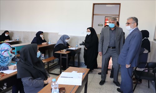 بازدید فرماندار از روند برگزاری