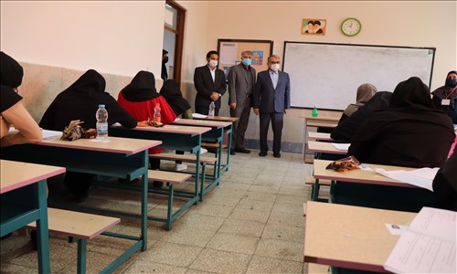 بازدید فرماندار از روند برگزاری
