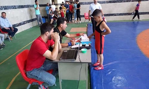 نتایج مسابقات انتخابی  کشتی آزاد