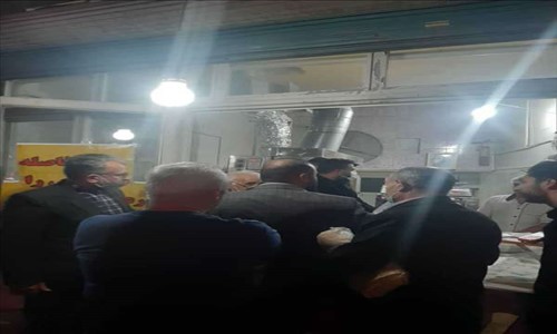 بازدید شبانه فرماندار شهرستان قدس