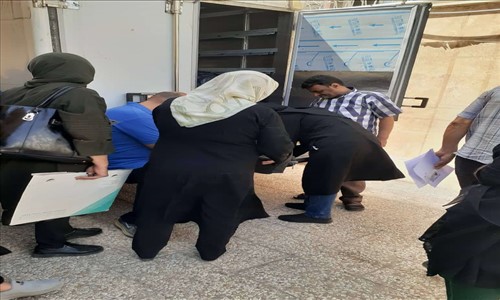 70 بسته گوشت گرم میان مددجویان